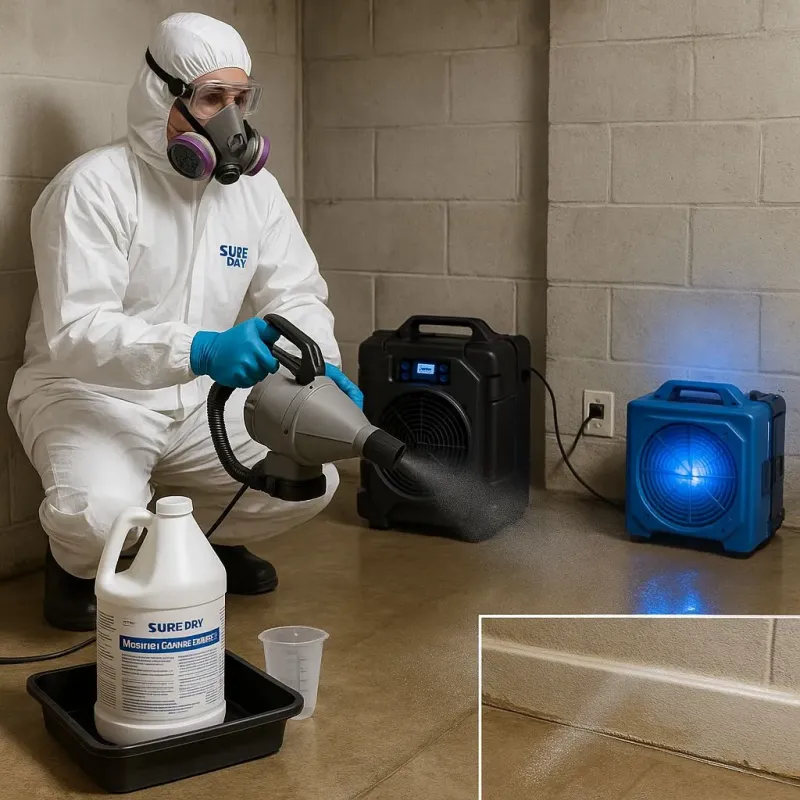 Sanitization and Odor Removal process in Hope Mills, NC
