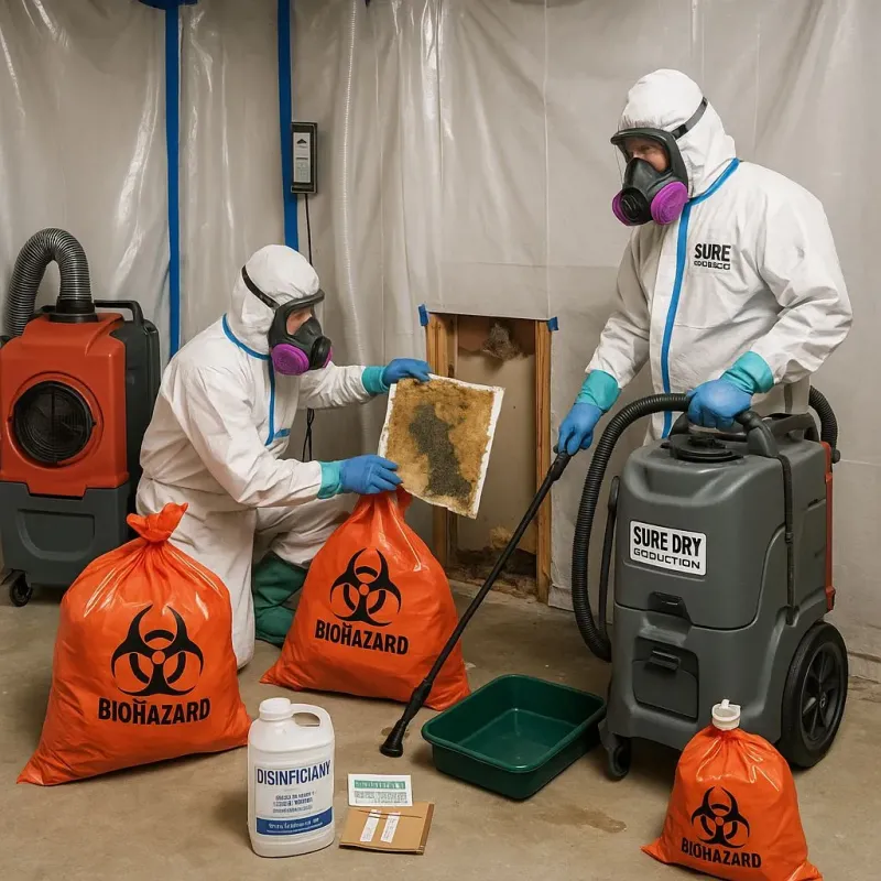 Contaminated Water Handling Protocols process in Hope Mills, NC