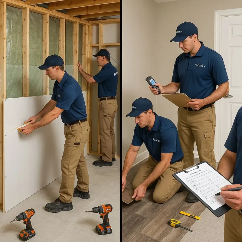 Repairs and Reconstruction process in Hope Mills, NC